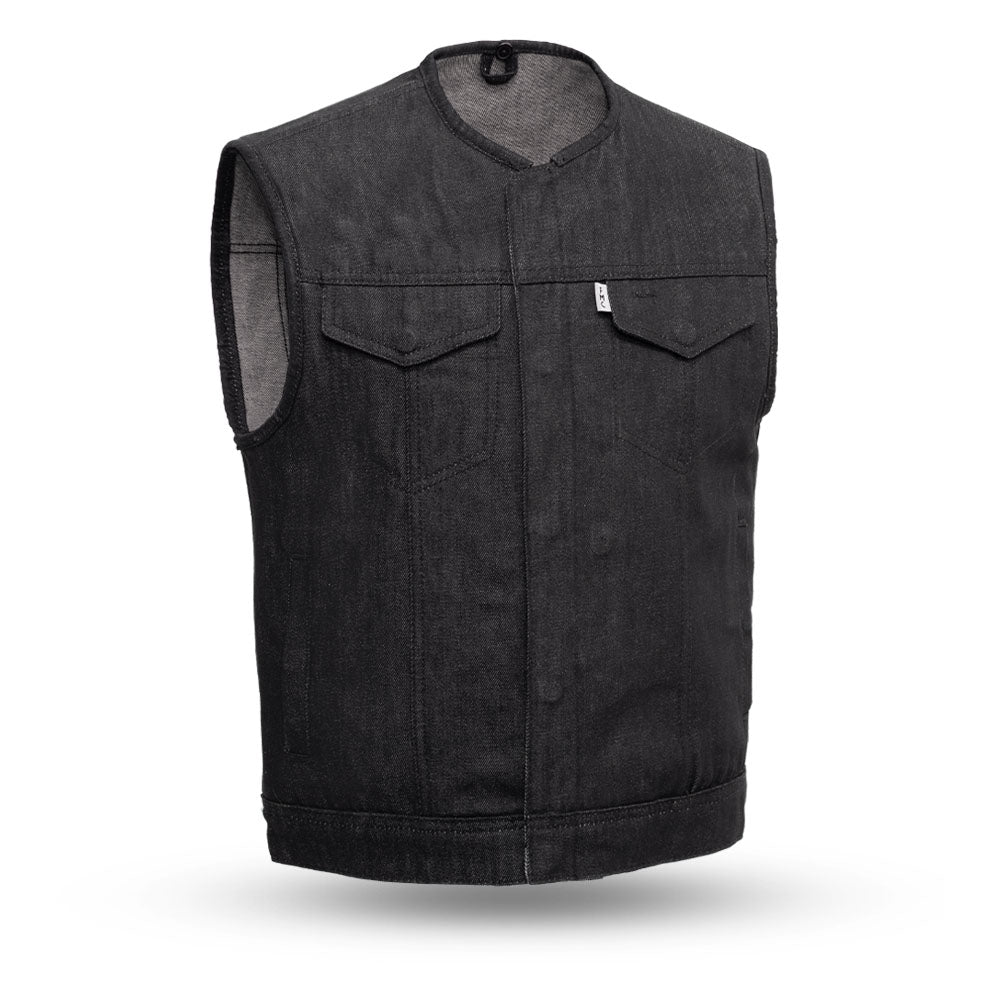 Murdock - Men's Motorcycle Denim Vest - Lux Ryder
