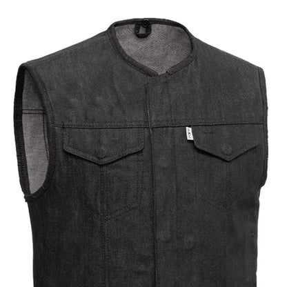 Murdock - Men's Motorcycle Denim Vest - Lux Ryder