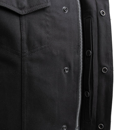 No Limit - Men's Motorcycle Twill Vest - Lux Ryder