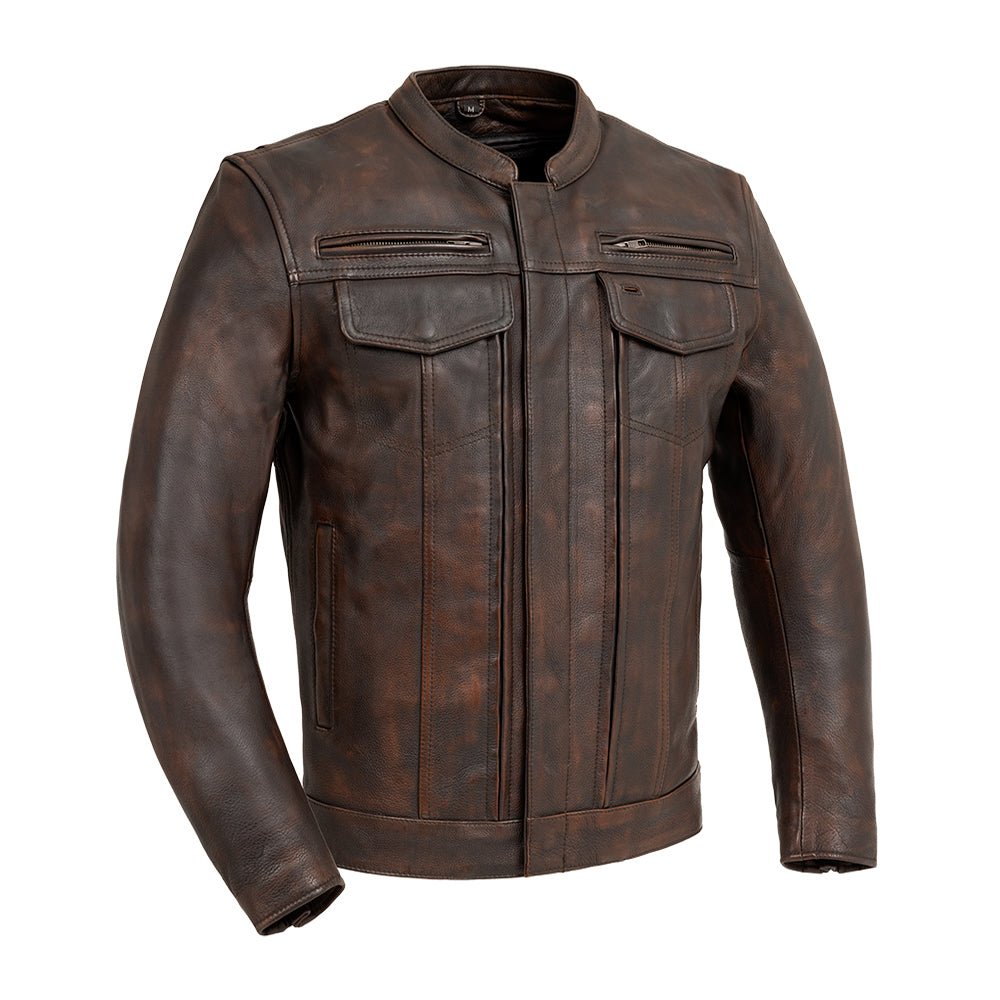 Raider Men’s Leather Motorcycle Jacket for Everyday Riders