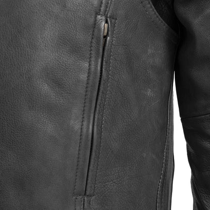 Raider Men’s Leather Motorcycle Jacket for Everyday Riders