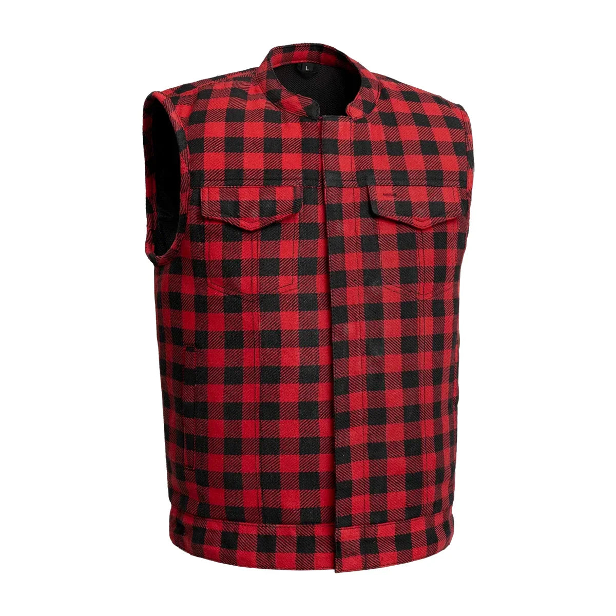 Sharp Shooter Moto Men's Canvas Vest - Recycled - Lux Ryder