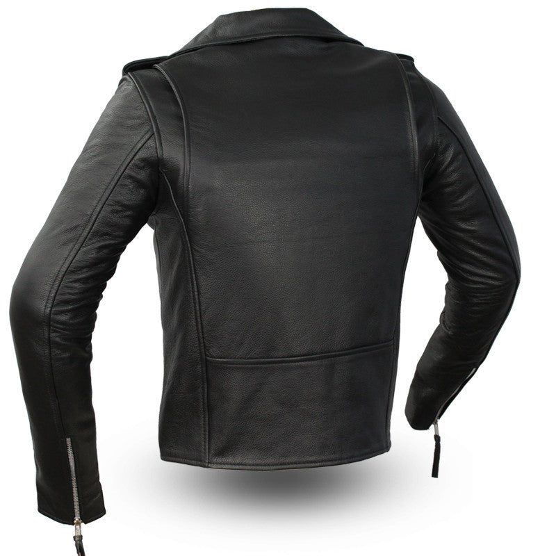 Women’s Leather Motorcycle Jacket | Classic Asymmetrical Riding Jacket - Lux Ryder