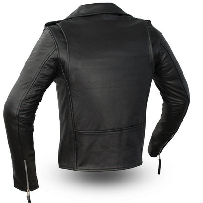 Women’s Leather Motorcycle Jacket | Classic Asymmetrical Riding Jacket - Lux Ryder