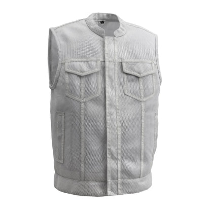 Sharp Shooter Moto Mesh Men's Motorcycle Vest - Lux Ryder