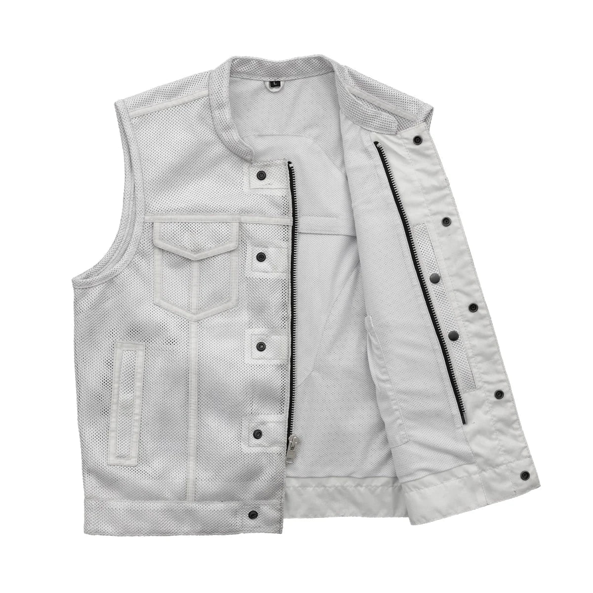 Sharp Shooter Moto Mesh Men's Motorcycle Vest - Lux Ryder