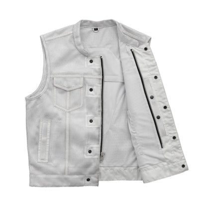 Sharp Shooter Moto Mesh Men's Motorcycle Vest - Lux Ryder