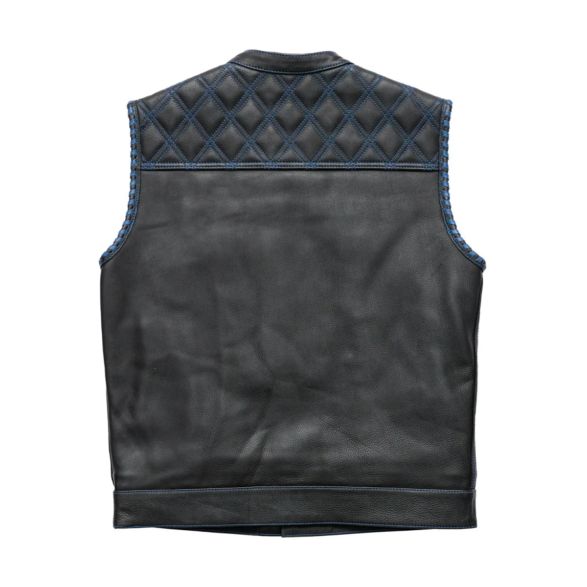 Sinister - Men's Motorcycle Leather Vest - Lux Ryder