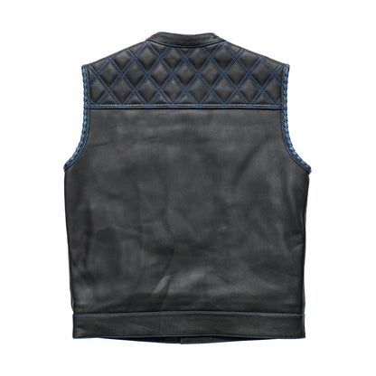 Sinister - Men's Motorcycle Leather Vest - Lux Ryder