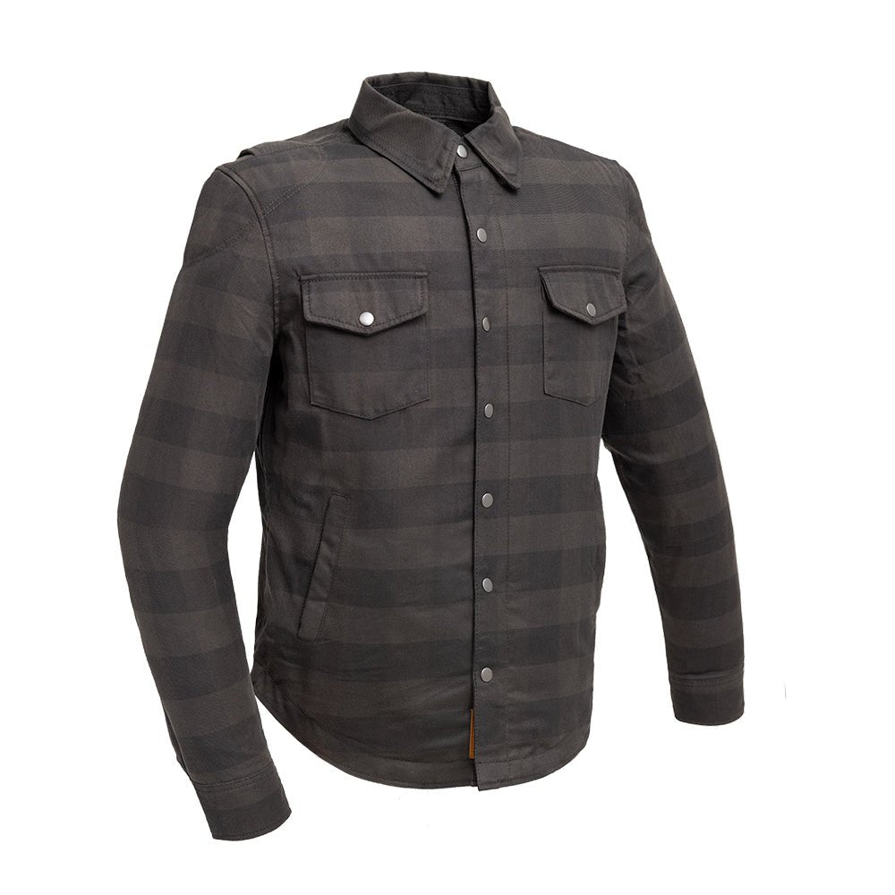 Motorcycle Riding Flannel Shirt with Kevlar Reinforcement - Lux Ryder