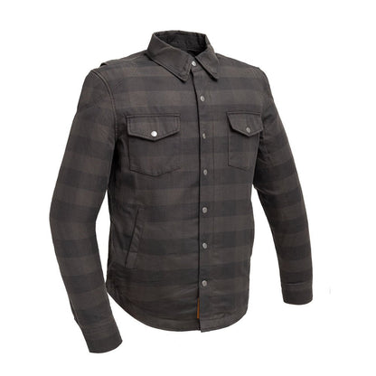 Motorcycle Riding Flannel Shirt with Kevlar Reinforcement - Lux Ryder