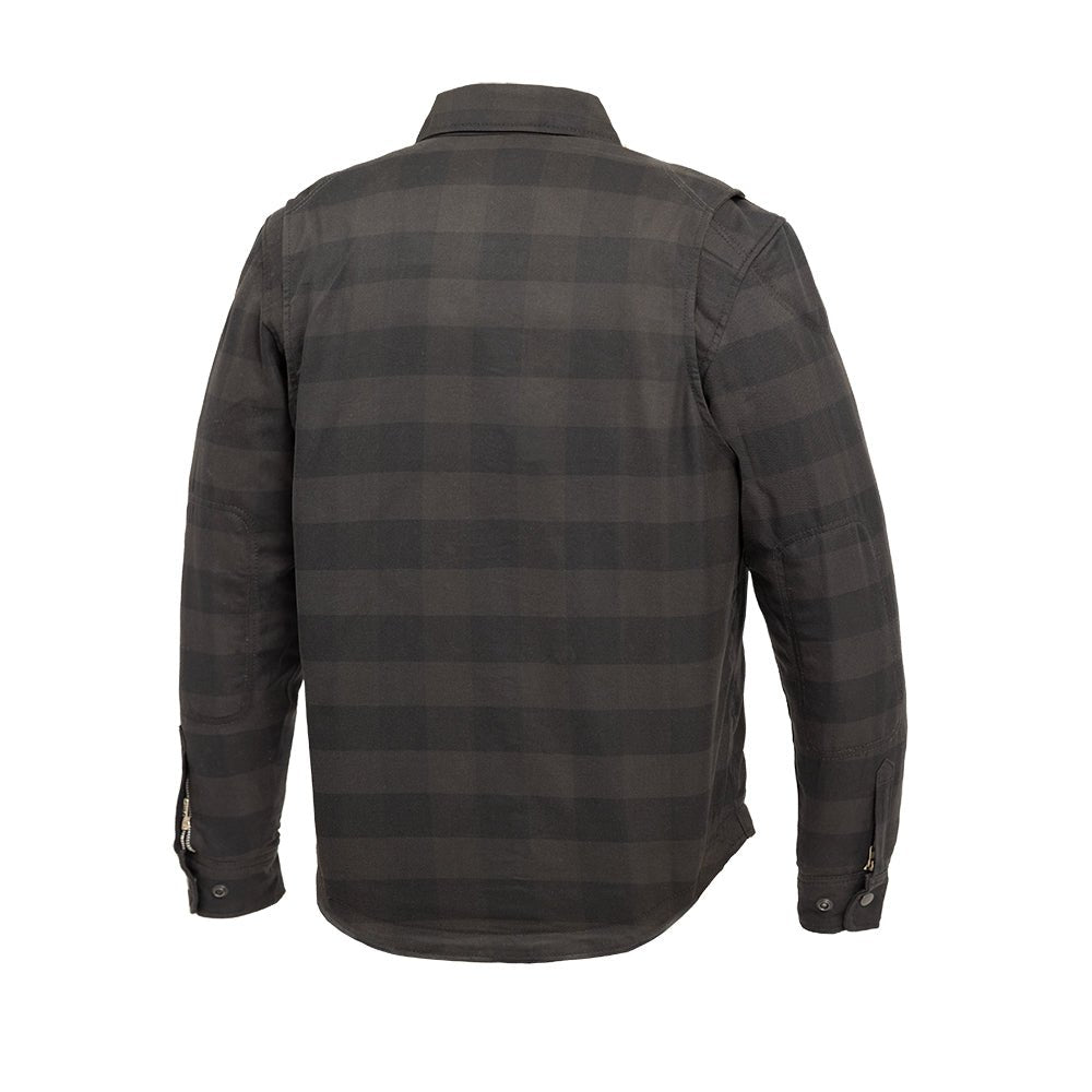 Motorcycle Riding Flannel Shirt with Kevlar Reinforcement - Lux Ryder