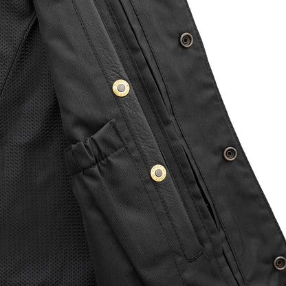 Texan Men's Motorcycle Western Style Leather Vest - Lux Ryder