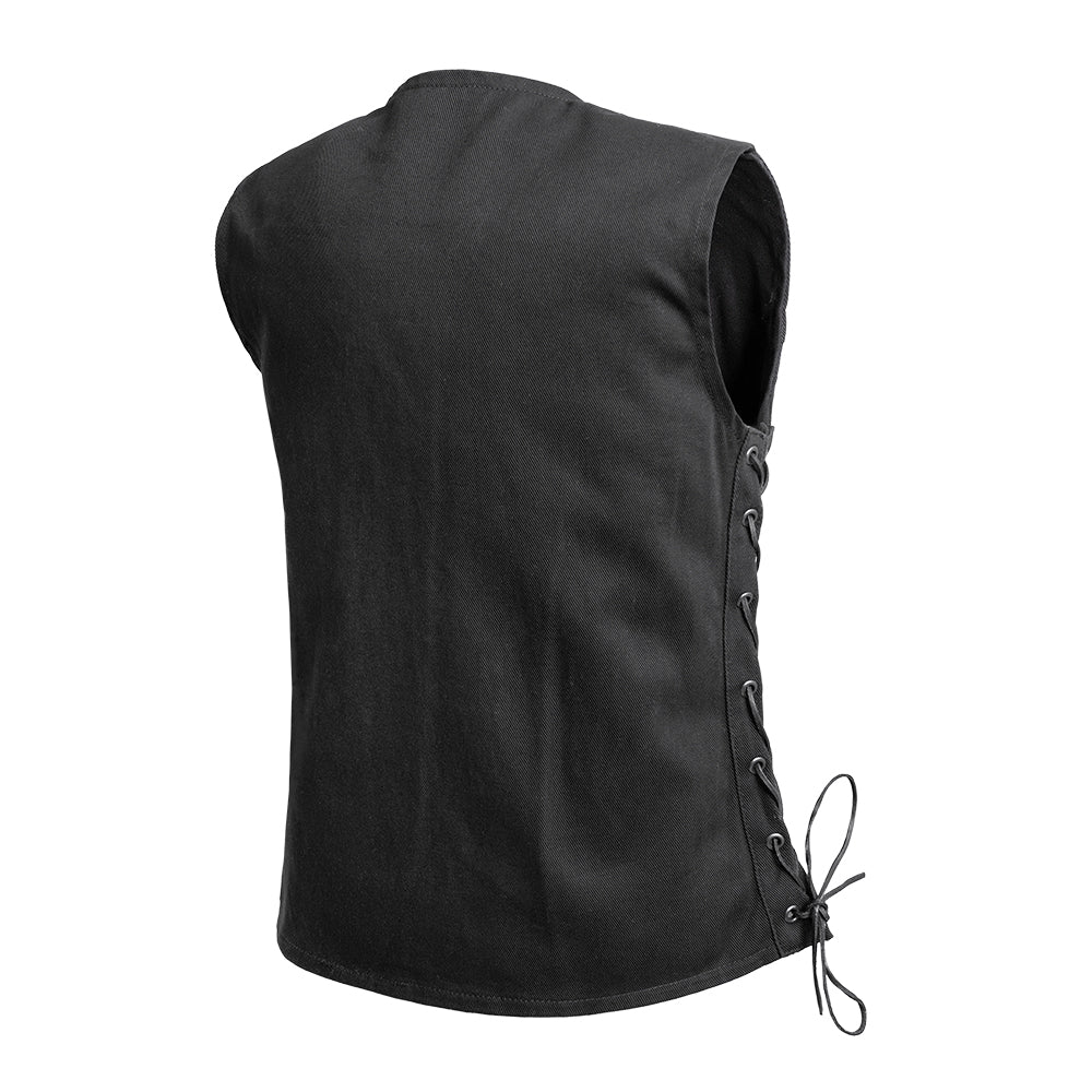 Women’s Motorcycle Twill Vest - Lux Ryder