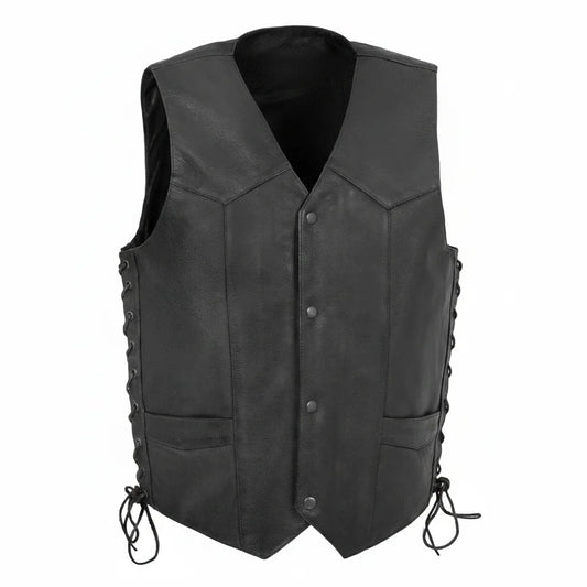 Westen style leather vest | LuxRyder