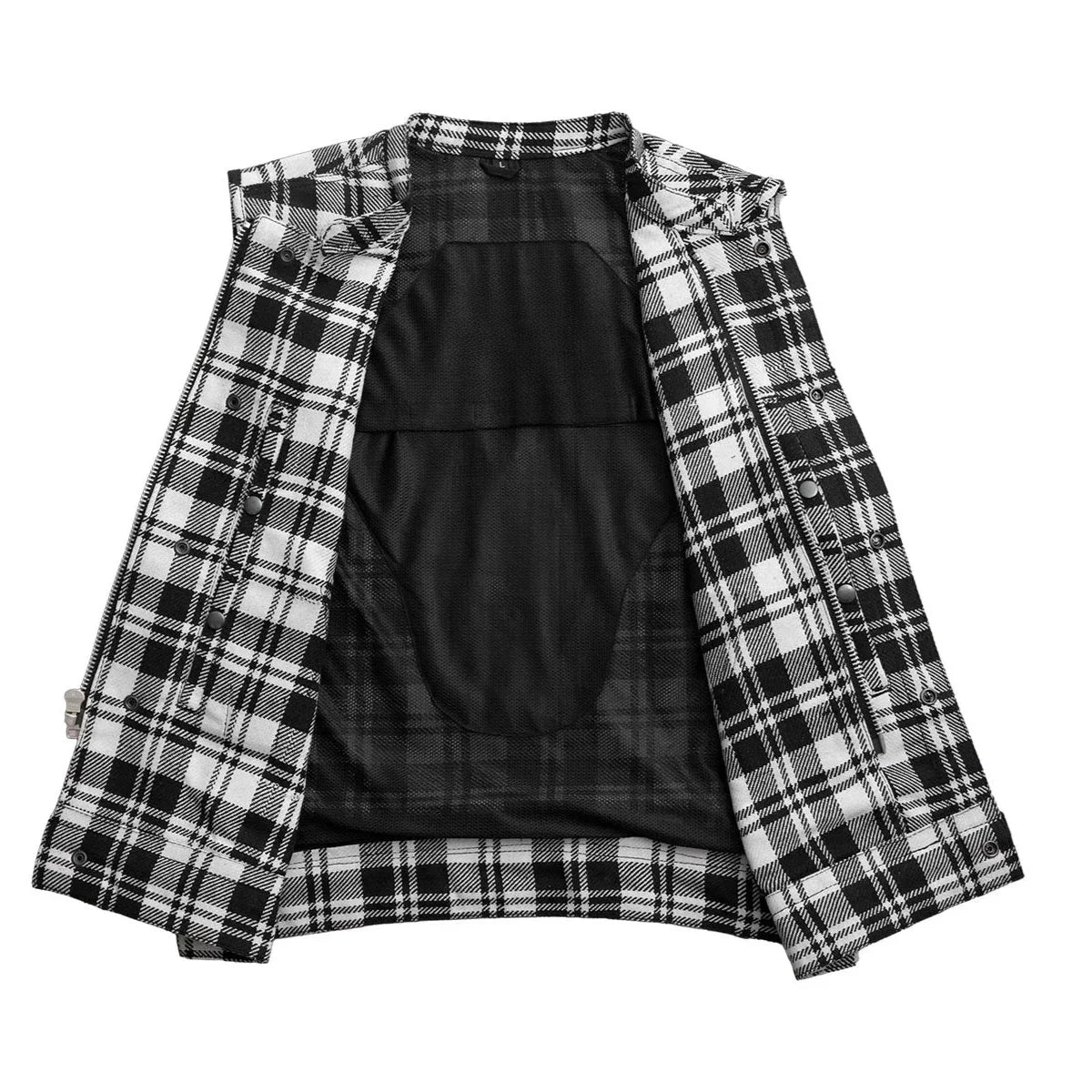 Sharp Shooter Moto Men's Canvas Vest - Recycled - Lux Ryder