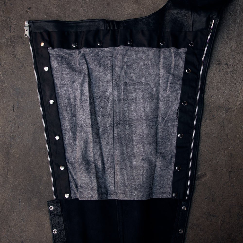 Women’s Leather Chaps for Motorcycle Riding | Durable & Adjustable Motorcycle Chaps - Lux Ryder