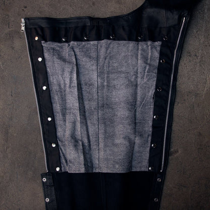 Women’s Leather Chaps for Motorcycle Riding | Durable & Adjustable Motorcycle Chaps - Lux Ryder