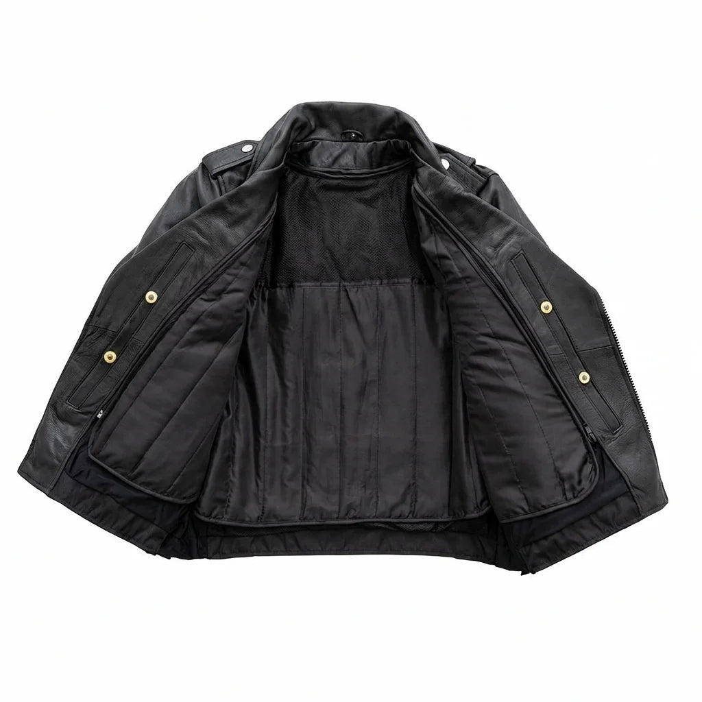 women leather black jacket | LuxRyder