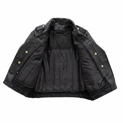 women leather black jacket | LuxRyder