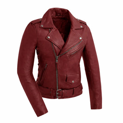 Red leather jacket | LuxRyder