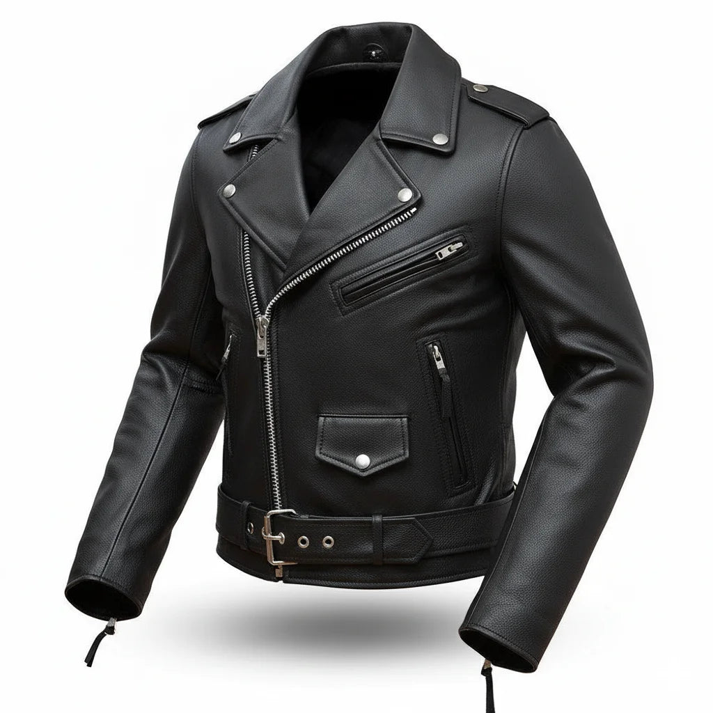 women's black leather jacket with silver zippers | LuxRyder