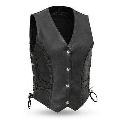 women leather vest | LuxRyder